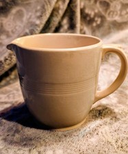 Vintage Woods Ware JASMINE yellow custard gravy milk 1 pint jug - Utility ware