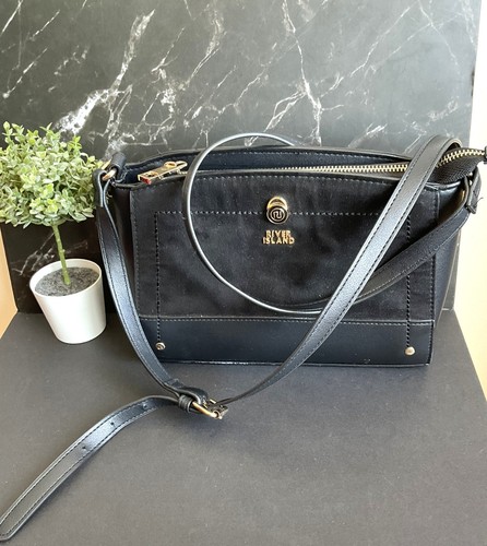 River island black structured - river,