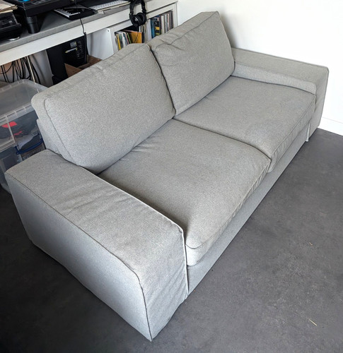 Ikea kivik grey seater - kivik,