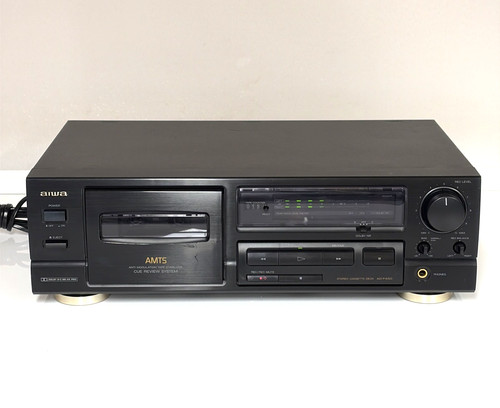 Aiwa f450 stereo cassette - ad-f450,