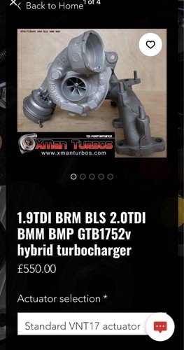 Xman turbos gtb1752v hybrid - turbos,