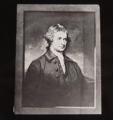 Glass magic lantern slide - jv,