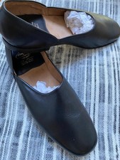 Church’s of Northampton black mens leather’slippers 8f