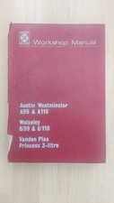 British Leyland Austin Westminster/Wolseley/Vanden Plas 3-litre Workshop Manual