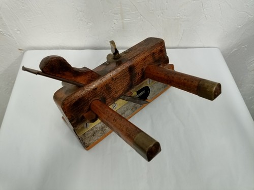 Antique vintage wooden plough - antique,