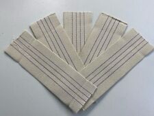 Paraffin Flat Wick Lamp 5 pieces 10" x 3 1/4" Oil Heater 255mm x 82mm Cotton