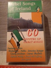 Rebel Songs Of Ireland VHS VIDEO, IRISH SONGS, Wolfe Tones, Clancy Bros Etc