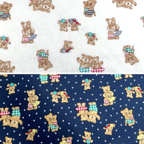 Polycotton fabric teddy bear - polycotton,