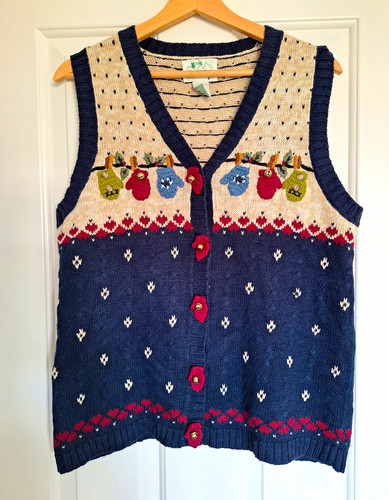 Vintage navy beige - vintage, navy/beige