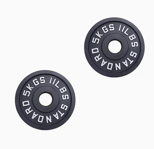 Cast iron weight plates set - cast,