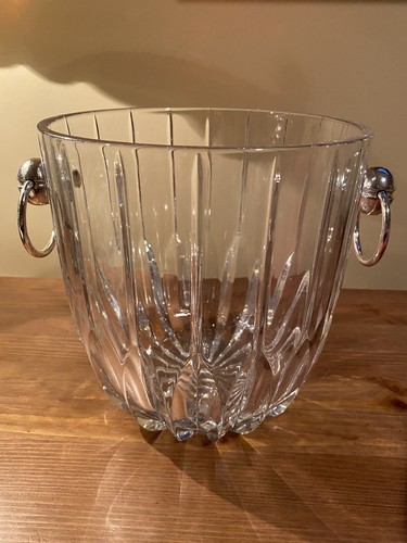Large cut glass ice - glass,