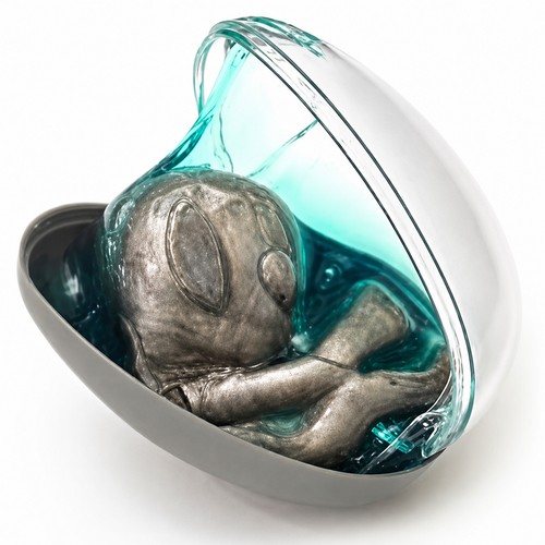 Mini alien egg toys goo - alien,