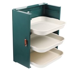 Wall Mount Food Plate Rack