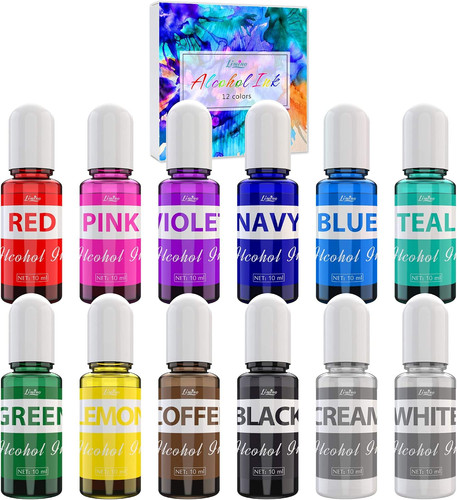 Alcohol ink set - alcohol,