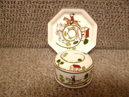 Wedgwood coalport hunting - wedgwood,