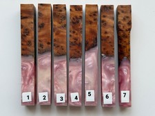 Resin and  Thuya Burr pen