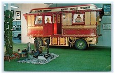 CIRCA 1900 SHOWMAN'S CARAVAN AUTOMOTIVE MUSEUM COSTA MESA CALIFORNIA POSTCARD B3