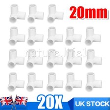 20pcs 3 Way Pipe Fittings PVC