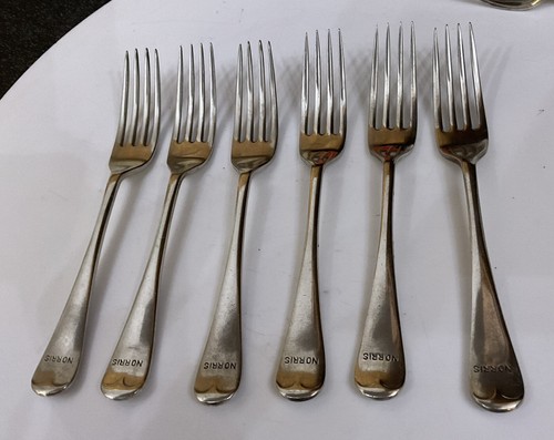 Vtg silver plate walker - 6, &