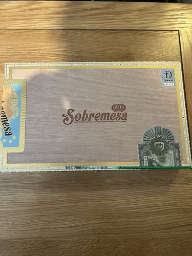 Empty cigar box - cigar,
