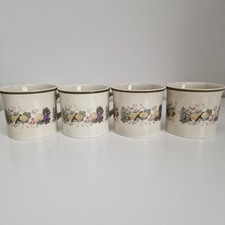 Vintage 1976 Royal Doulton Harvest Garland LS1018 Mugs Cups x 4