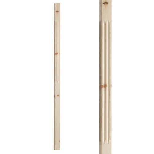 Stair spindle square - stair,