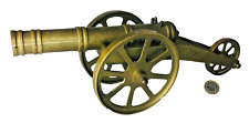 Cannon Ornament Large Heavy Brass 38cms long Metalware Metal Vintage ra