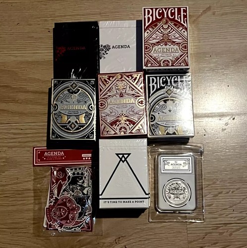 Bicycle agenda playing cards - agenda,