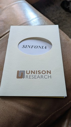 Unison research sinfonia - research,