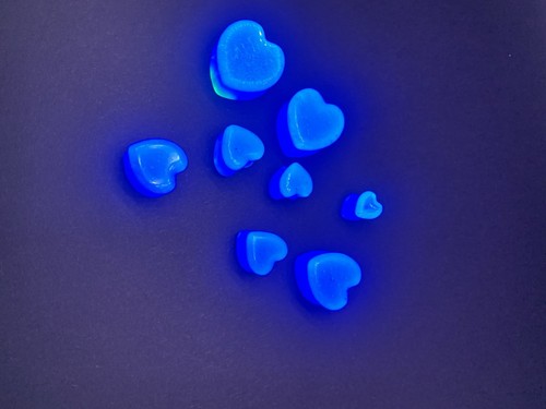 Blue heart neon ear - neon,
