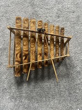 Handmade Bamboo Xylophone Wooden Percussion Instrument with Mallets