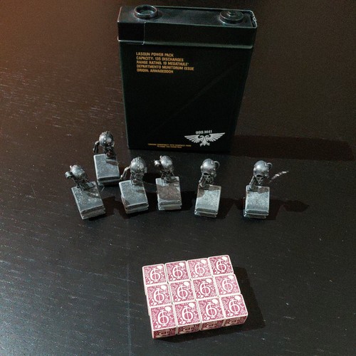 Lasgun power pack dice and - dice,