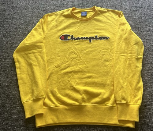 Champion sweatshirt mustard - sweatshirt, /