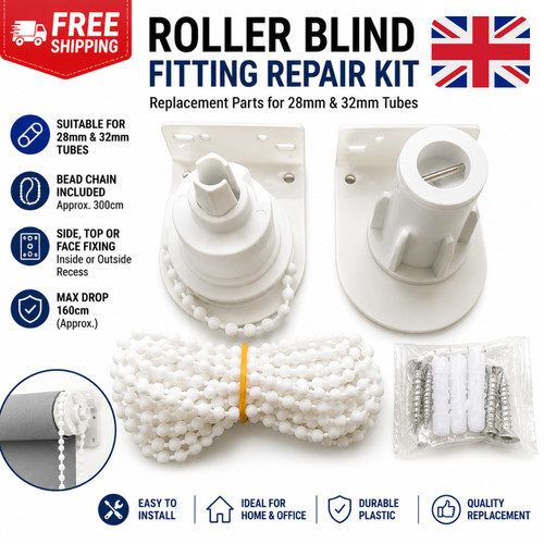 Roller blind fitting - roller, repair