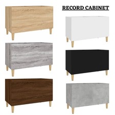 Modern Record Cabinet Display Player Stand Sideboard Engineered Wood Vidaxl
