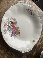 Grindley Cream Petal Ware Cake Plate