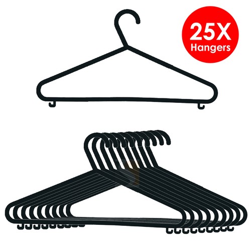 Adult black coat hangers - coat,