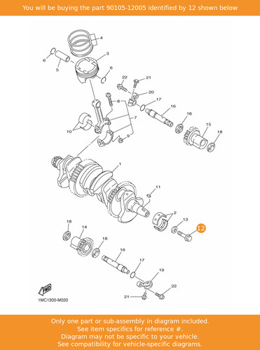 Yamaha bolt flange - yamaha,