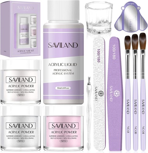 Saviland acrylic nail - acrylic, kit