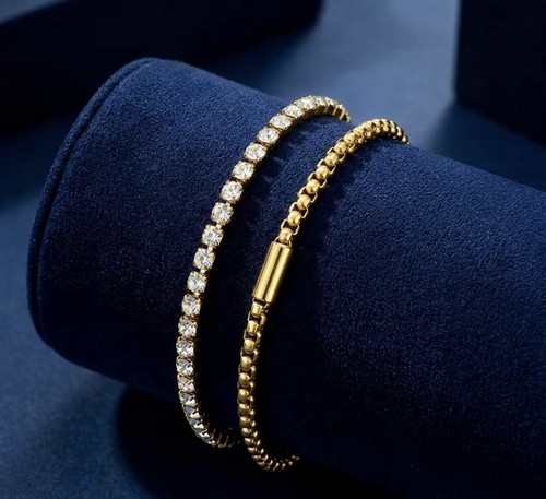 Stacking golden tennis - stacking,