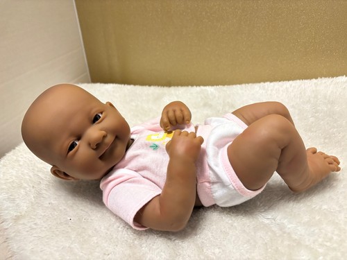 Newborn black berenguer baby - black,