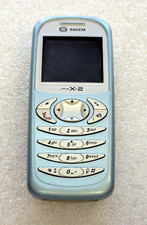 Sagem my X-2 Mobile Phone Basic Retro Blue/Silver Simple Unlocked #H10
