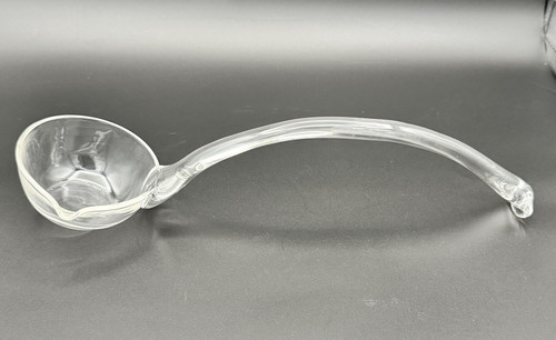 Vintage hand blown clear glass - vintage,