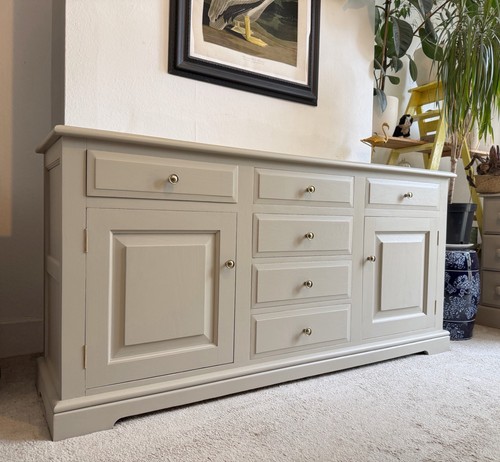 Refinished large solid oak - large,