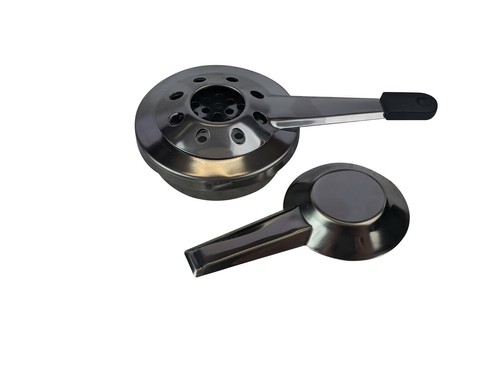 Stainless steel fondue burner - stainless,