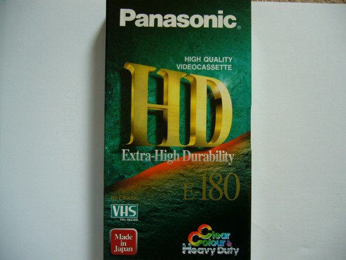 Panasonic vhs blank 180 - blank, e-180