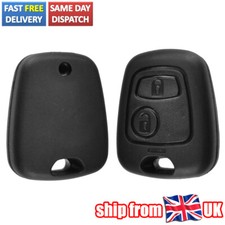 for Peugeot 107 206 207 306 307 407 Citroen 2 Button Remote Key Fob Case Shell