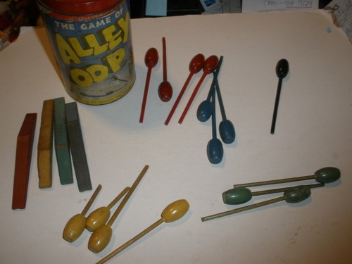 Antique 1937 game alley - antique,