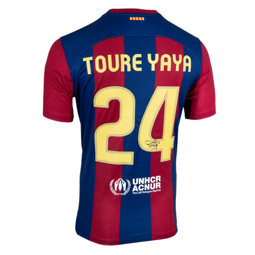 Yaya toure signed barcelona - signed,