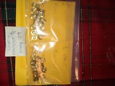 BSW Whitworth Hexagon Full Nuts Brass 1/4.     40nuts